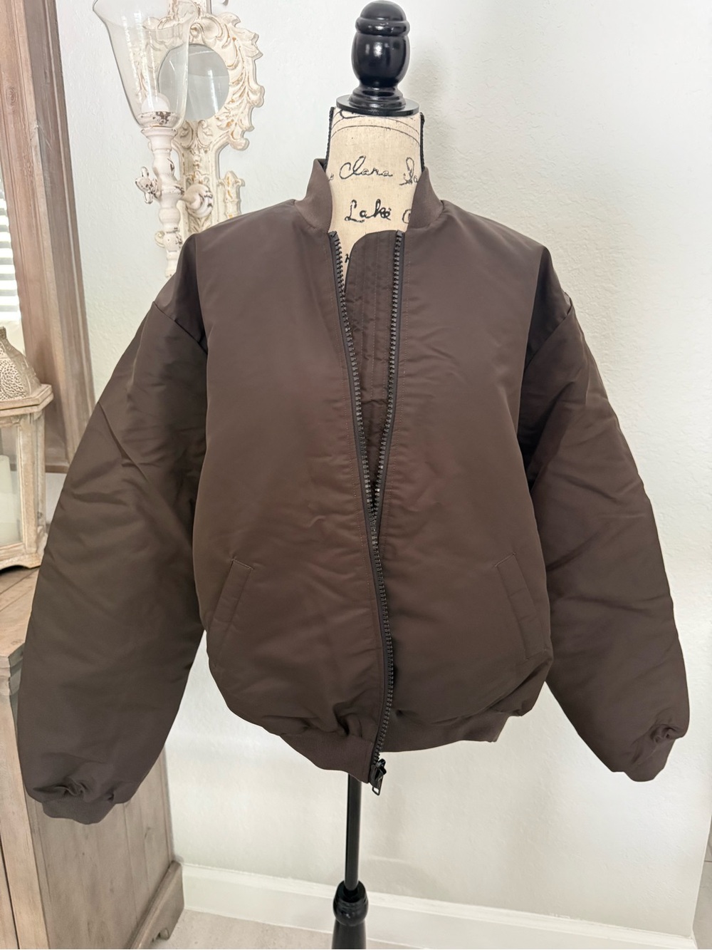 YEEZY BB-01 Brown Bomber Jacket Size 1 Discontinued Rare